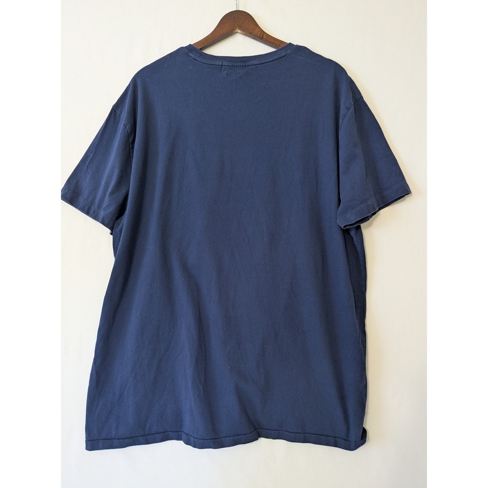 Polo Ralph Lauren Newport Graphic T-Shirt Mens XL Navy Blue Rainbow Logo Cotton - Picture 4 of 8